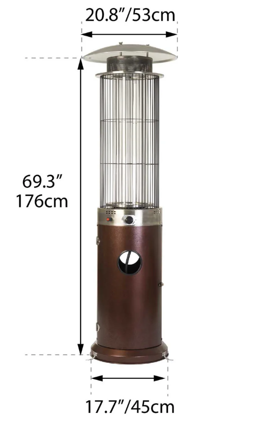 Paramount Venturi Spiral Flame Propane Patio Heater