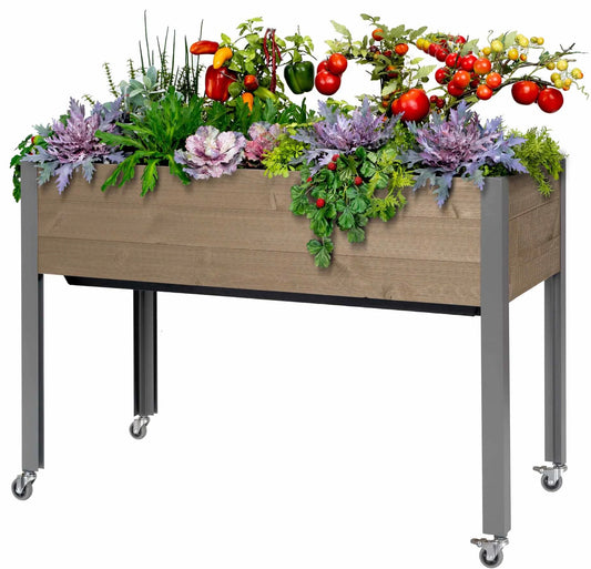 Self-Watering Elevated Spruce Planter