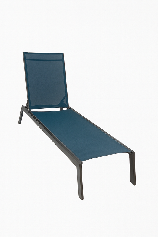 Black Outdoor Chaise Lounge (Clearance)