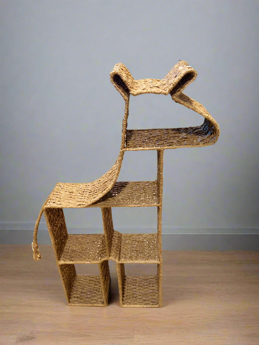 Natural Rattan Toy Organizer