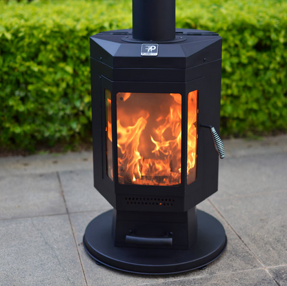FlamePro 81”H Steel Patio Pellet Heater (Clearance)
