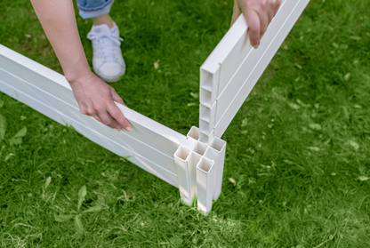 Vita White Vinyl Raised Garden Bed, 2-pack