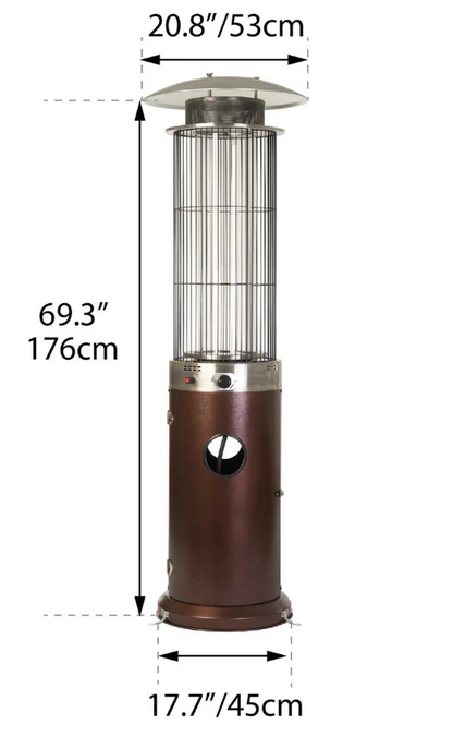 Paramount Venturi Spiral Flame Propane Patio Heater